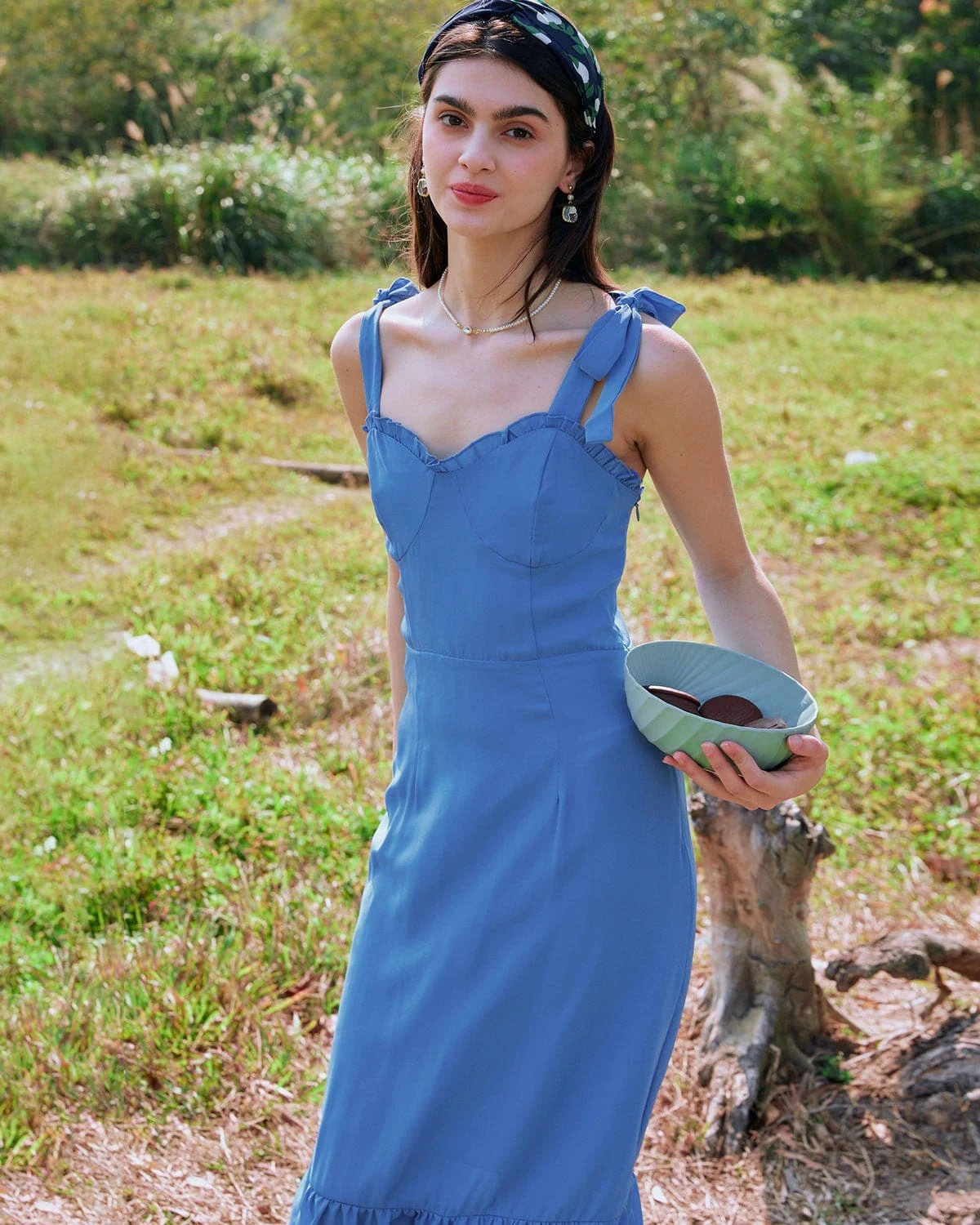 The Tie Strap Ruffle Floral Dress 8 The Tie Strap Ruffle Floral Dress - Image 8