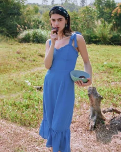 The Tie Strap Ruffle Floral Dress 17 The Tie Strap Ruffle Floral Dress -Deals Dress N Swimwear Store 0225 3043 676163