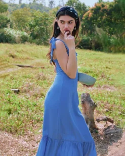 The Tie Strap Ruffle Floral Dress 19 The Tie Strap Ruffle Floral Dress -Deals Dress N Swimwear Store 0225 3056 583940