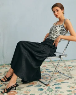 The Solid High Waisted Zip Skirt 12 The Solid High Waisted Zip Skirt -Deals Dress N Swimwear Store 0423rihoas1227 1 110359