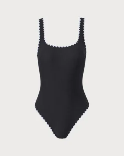 The Black Contrast Ribbed One-Piece Swimsuit 10 The Black Contrast Ribbed One-Piece Swimsuit -Deals Dress N Swimwear Store 0 2af0259b 0715 45ae 9a21 b79cb01d8519