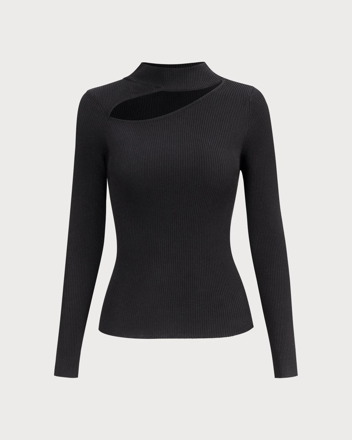 The Slim-Fitting Cutout Knit Top 7 The Slim-Fitting Cutout Knit Top - Image 7