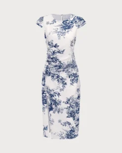 The Round Neck Cap Sleeve Floral Midi Dress -Deals Dress N Swimwear Store 0 6671677c 9bd6 4563 9f37 0c4162f4f520