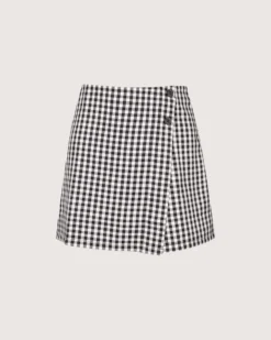 The Black High Waisted Plaid Button Mini Skort -Deals Dress N Swimwear Store 0 712781d8 30ec 42d1 9f33 2346d850292f