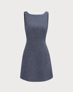The Grey Boat Neck Sleeveless Mini Dress 14 The Grey Boat Neck Sleeveless Mini Dress -Deals Dress N Swimwear Store 0 7900b267 040c 41a6 b0a3 30b46ef5d298