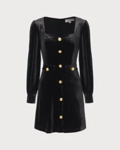 The Black Sweetheart Neck Velvet Mini Dress 12 The Black Sweetheart Neck Velvet Mini Dress -Deals Dress N Swimwear Store 0 94e9f421 12c6 447b 8b12 47883877e895