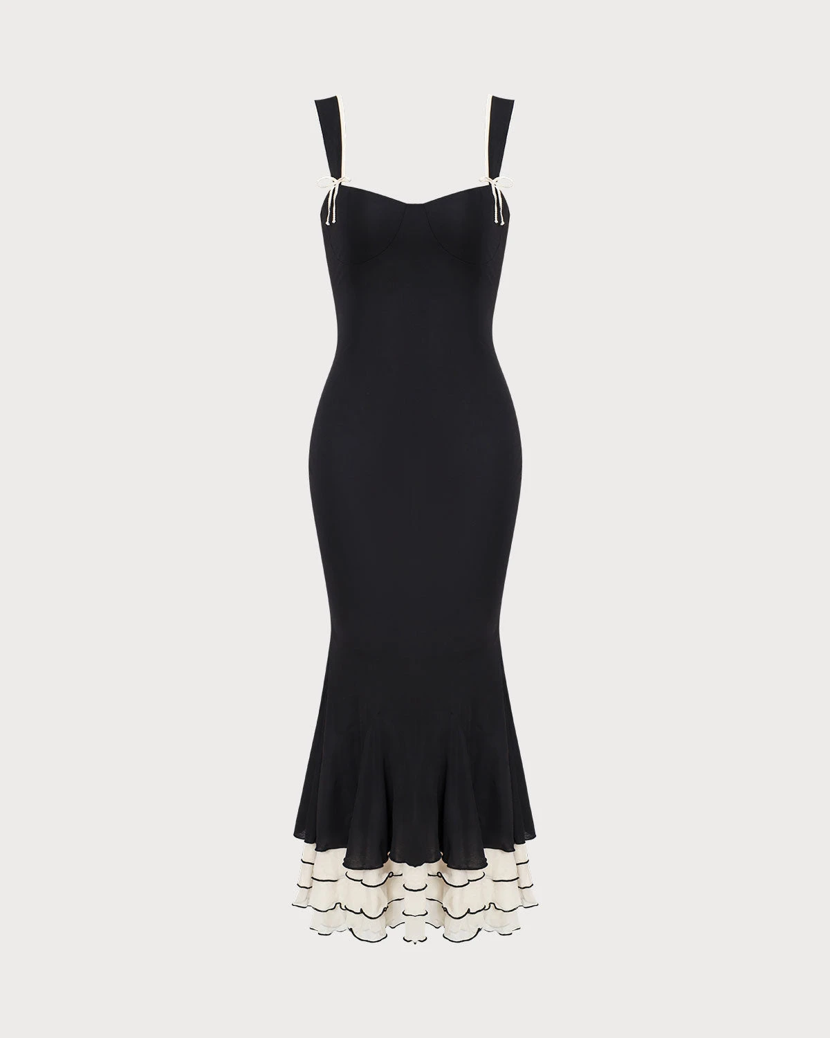 The Black Sweetheart Neck Bodycon Slip Maxi Dress 6 The Black Sweetheart Neck Bodycon Slip Maxi Dress - Image 6