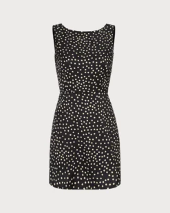 The Black Boat Neck Polka Dot Mini Dress 13 The Black Boat Neck Polka Dot Mini Dress -Deals Dress N Swimwear Store 0 a4d3ab94 d883 456f 9215 3582efba4521