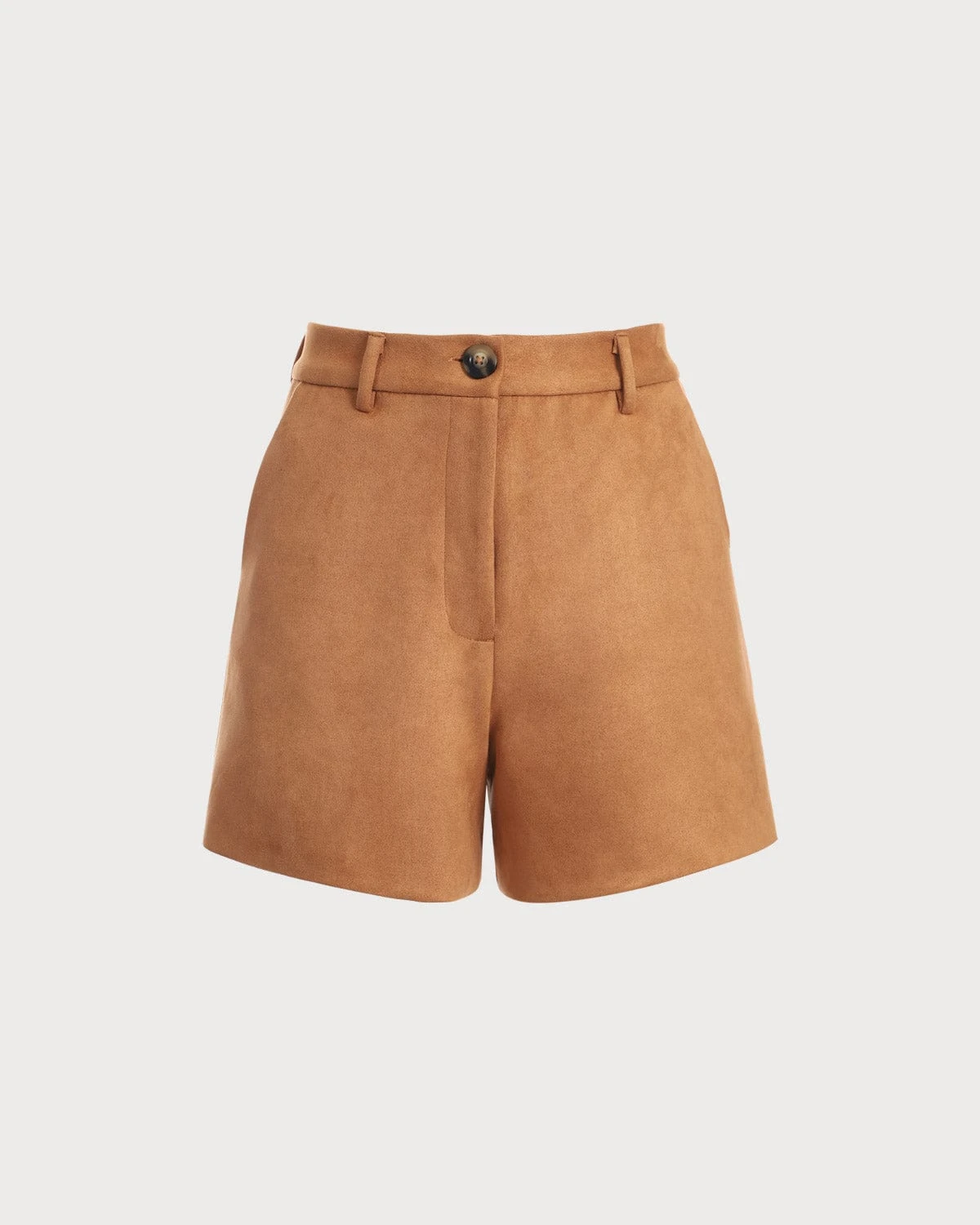 The Solid High Waisted Suede Shorts 6 The Solid High Waisted Suede Shorts - Image 6