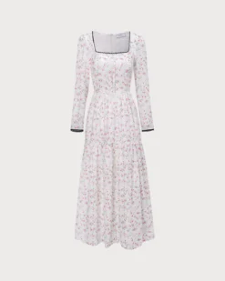 The White Square Neck Floral Maxi Dress 14 The White Square Neck Floral Maxi Dress -Deals Dress N Swimwear Store 0 c0515014 52fb 4d33 9af4 64570f0cffef