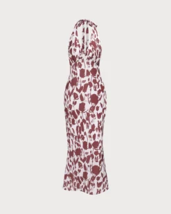 The Coffee V Neck Floral Backless Maxi Dress 12 The Coffee V Neck Floral Backless Maxi Dress -Deals Dress N Swimwear Store 0 cb39e5e0 69ea 4c5d bbd2 f2a8bf446552