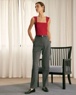 The Red Square Neck Jacquard Tank Top 7 The Red Square Neck Jacquard Tank Top -Deals Dress N Swimwear Store 1218RIHOAS 725 d566f109 32ae 4064 bec7 2b975e2bafd5