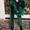 The Elegant Straight Leg Velvet Pants