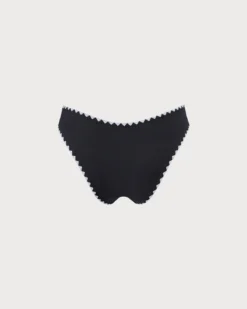 The Black Contrast Ribbed Bikini Bottom 12 The Black Contrast Ribbed Bikini Bottom -Deals Dress N Swimwear Store 1 1 1c4f2f00 9d87 41bd a50e 30d240d298b4
