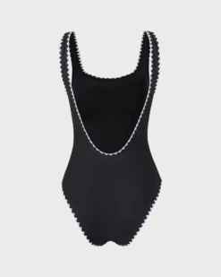 The Black Contrast Ribbed One-Piece Swimsuit 11 The Black Contrast Ribbed One-Piece Swimsuit -Deals Dress N Swimwear Store 1 1 52f89b11 0f23 4d00 a921 7726c3b91bf1