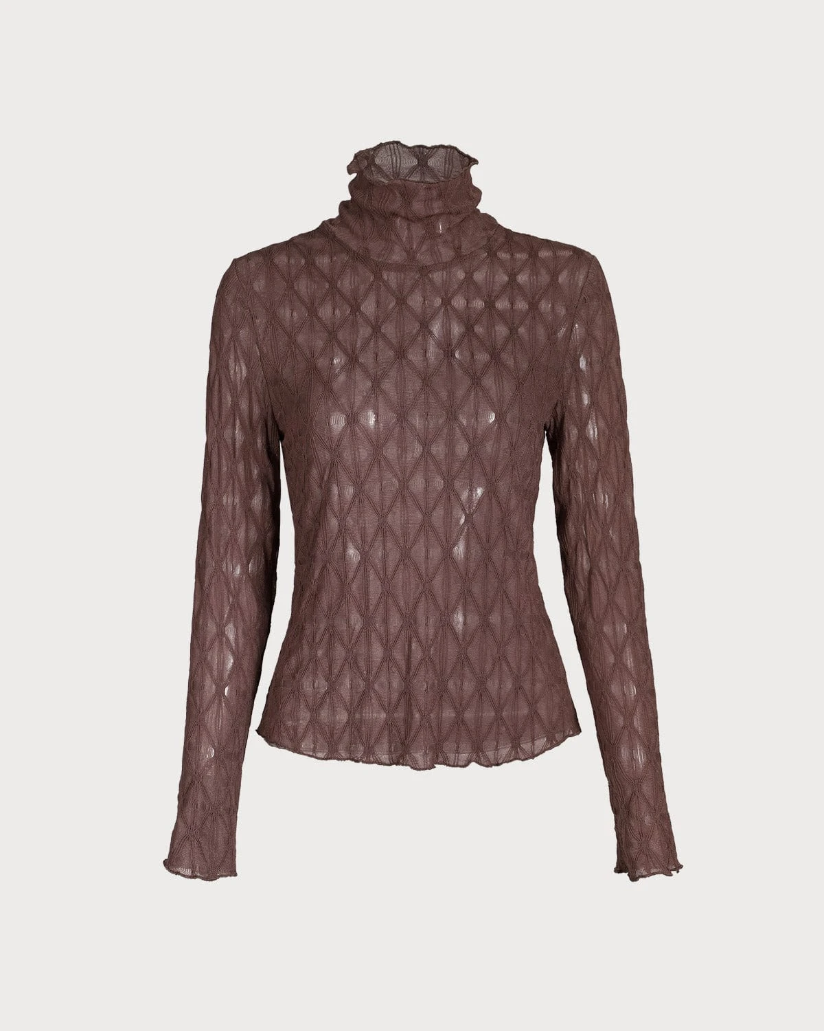 The Solid Sheer Mesh Long Sleeve Tee 9 The Solid Sheer Mesh Long Sleeve Tee - Image 9