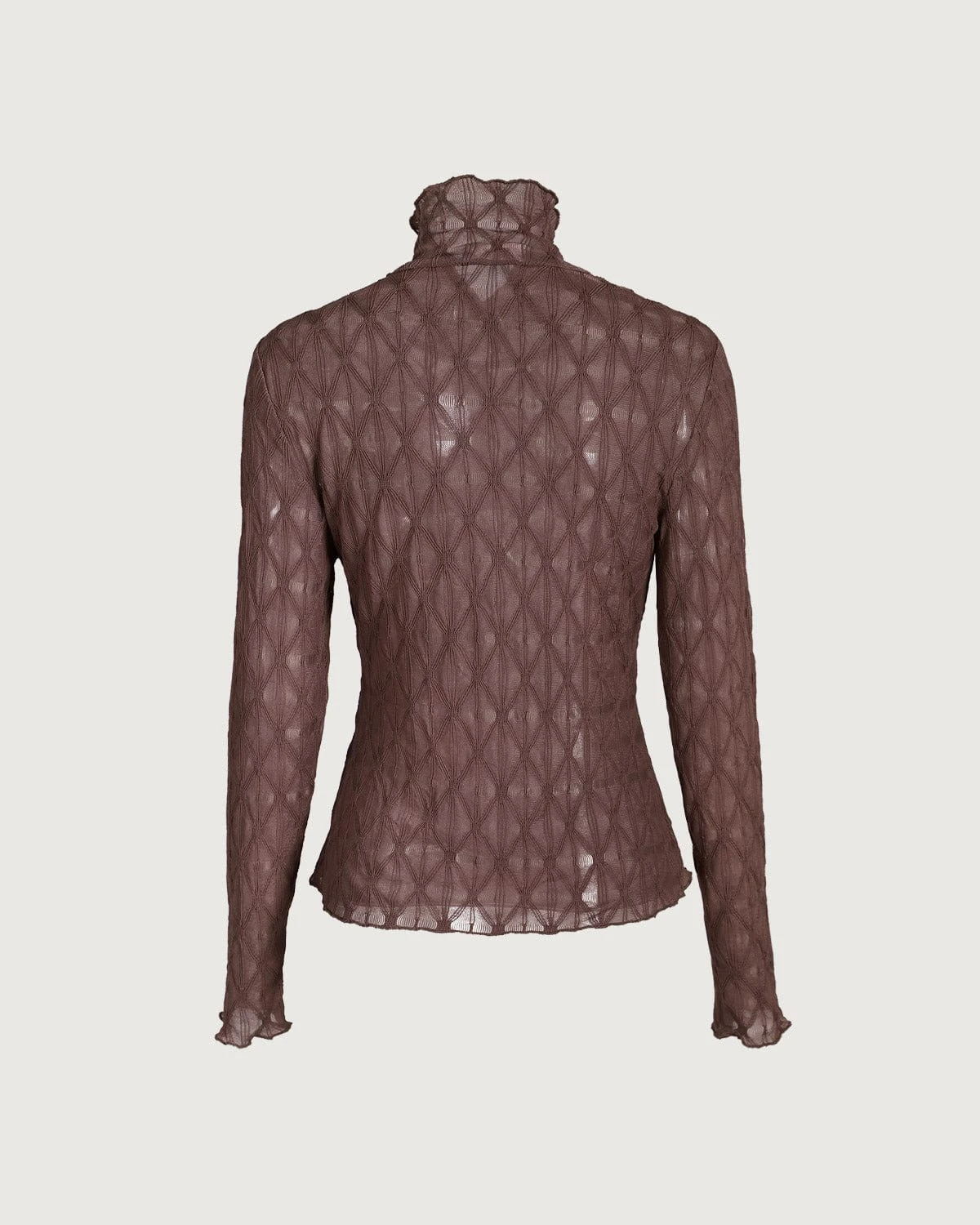 The Solid Sheer Mesh Long Sleeve Tee 11 The Solid Sheer Mesh Long Sleeve Tee - Image 11