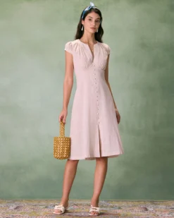 The Beige Cap Sleeve Split Hem Midi Dress 12 The Beige Cap Sleeve Split Hem Midi Dress -Deals Dress N Swimwear Store 1 cf66b359 8ecc 4960 9cd9 3c4fb07477e7