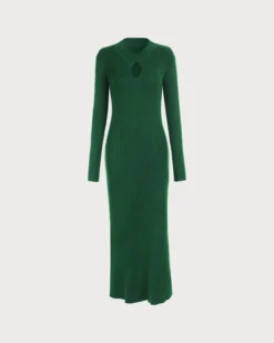 The Cutout Ribbed Bodycon Knit Dress -Deals Dress N Swimwear Store 22