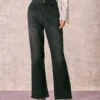 The Black High Waisted Wide Leg Jeans
