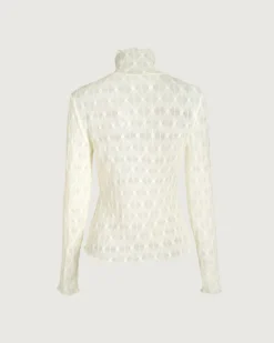 The Solid Sheer Mesh Long Sleeve Tee 18 The Solid Sheer Mesh Long Sleeve Tee -Deals Dress N Swimwear Store 2 2