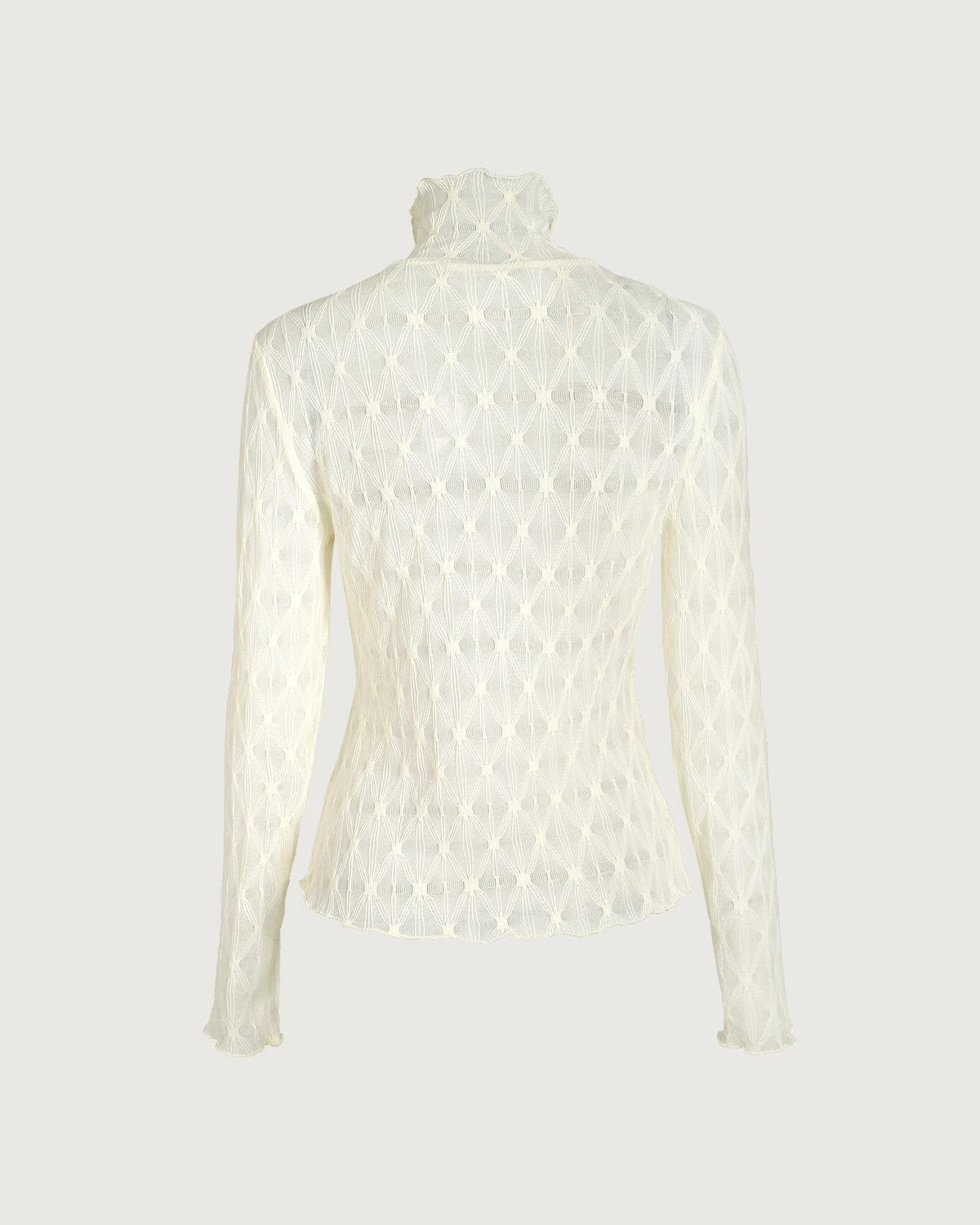 The Solid Sheer Mesh Long Sleeve Tee 8 The Solid Sheer Mesh Long Sleeve Tee - Image 8