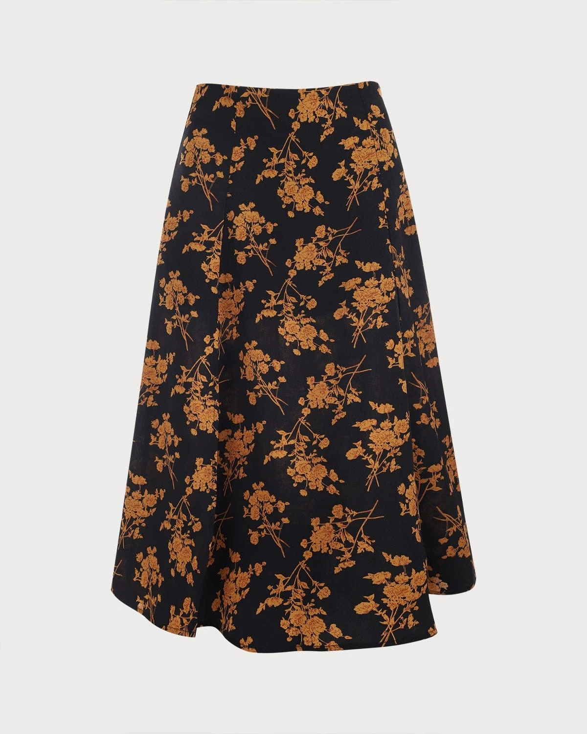 The Floral Slit High Waisted A-line Skirt 6 The Floral Slit High Waisted A-line Skirt - Image 6