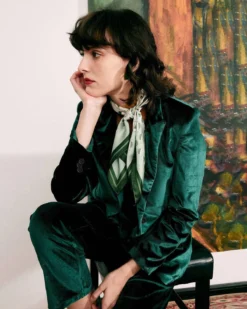 The Casual One Button Green Velvet Blazer 9 The Casual One Button Green Velvet Blazer -Deals Dress N Swimwear Store 4 c3bfbf3f f2a7 45d0 8a2a 1878c15b89fb