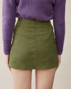 The Button Detailed A-line Skirt 9 The Button Detailed A-line Skirt -Deals Dress N Swimwear Store 556637f503a2432c66e85adfc41ecd09