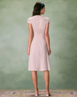 The Beige Cap Sleeve Split Hem Midi Dress 13 The Beige Cap Sleeve Split Hem Midi Dress -Deals Dress N Swimwear Store 6 6da9ff2a 0e1d 411d abdf 7ba5ab5ef6a1