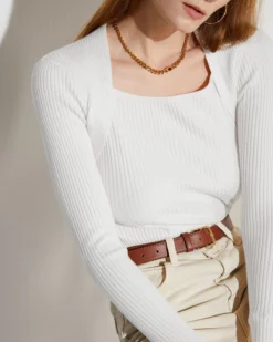 The Ribbed Front Cutout Knitwear 28 The Ribbed Front Cutout Knitwear -Deals Dress N Swimwear Store 9 25rihoaslookbook12313 869657