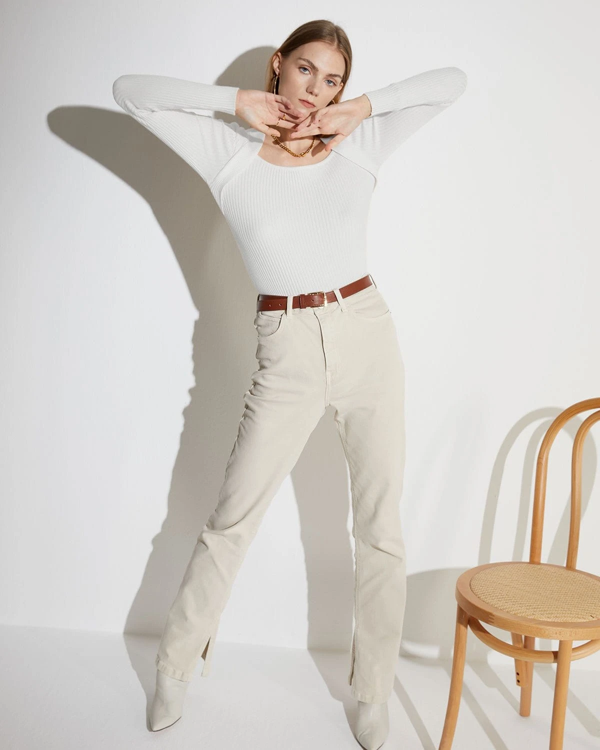 The Ribbed Front Cutout Knitwear 15 The Ribbed Front Cutout Knitwear - Image 15