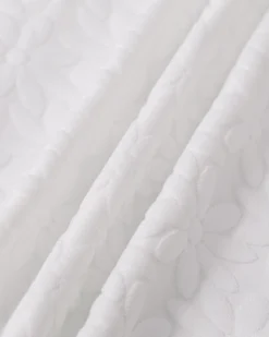 The White Floral Textured Pearl Slip Midi Dress -Deals Dress N Swimwear Store IMG 2606