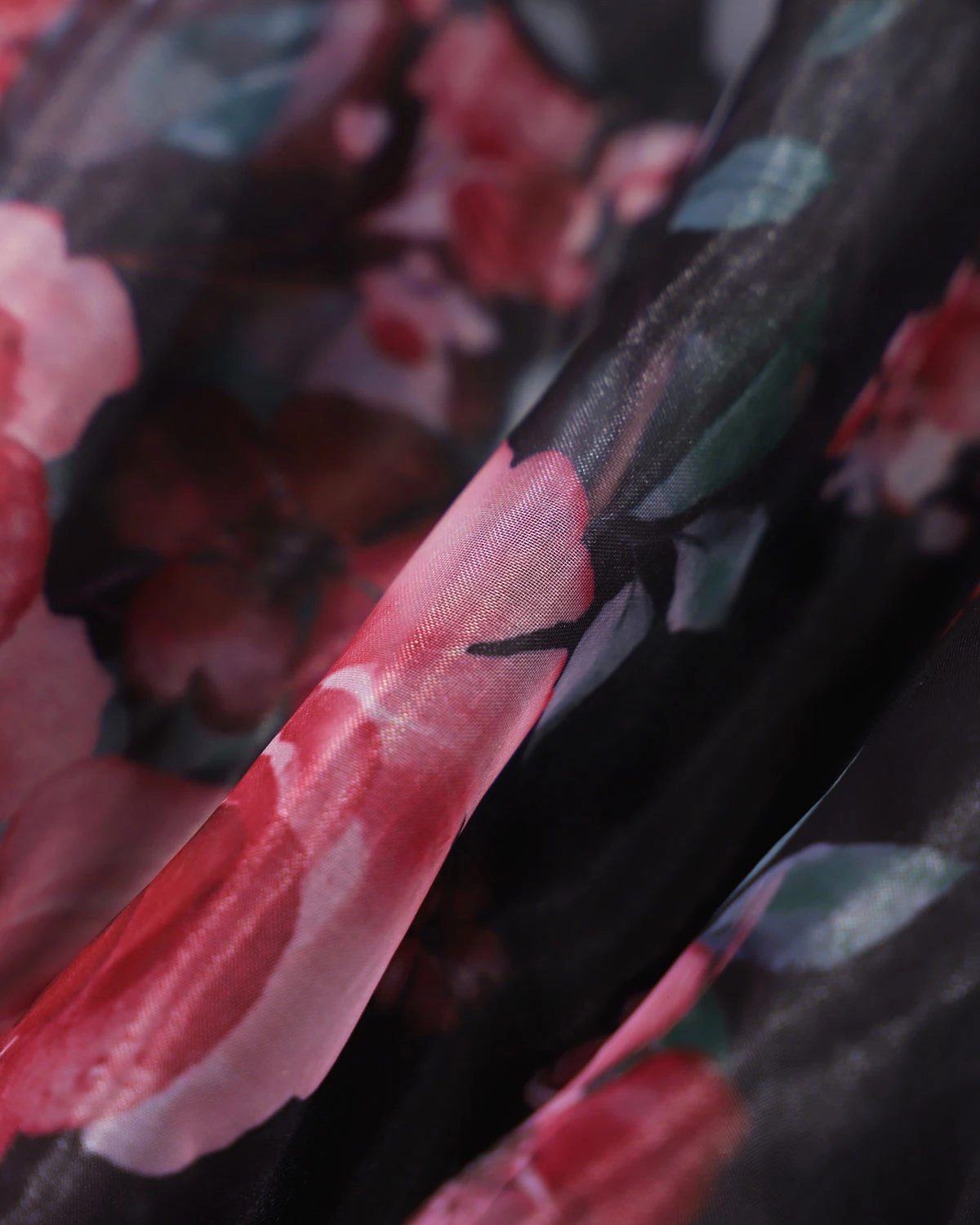 The V Neck Floral Layered Midi Dress 8 The V Neck Floral Layered Midi Dress - Image 8