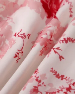 The Red Layered Floral Ruffle Maxi Dress -Deals Dress N Swimwear Store IMG 3416