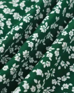 The Green V Neck Floral Button Midi Dress -Deals Dress N Swimwear Store IMG 4488