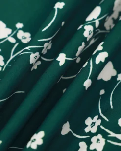 The Green Round Neck Floral Mini Dress 9 The Green Round Neck Floral Mini Dress -Deals Dress N Swimwear Store IMG 5451