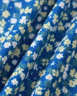 The Blue Floral Frill Trim Midi Dress 11 The Blue Floral Frill Trim Midi Dress -Deals Dress N Swimwear Store IMG 6842