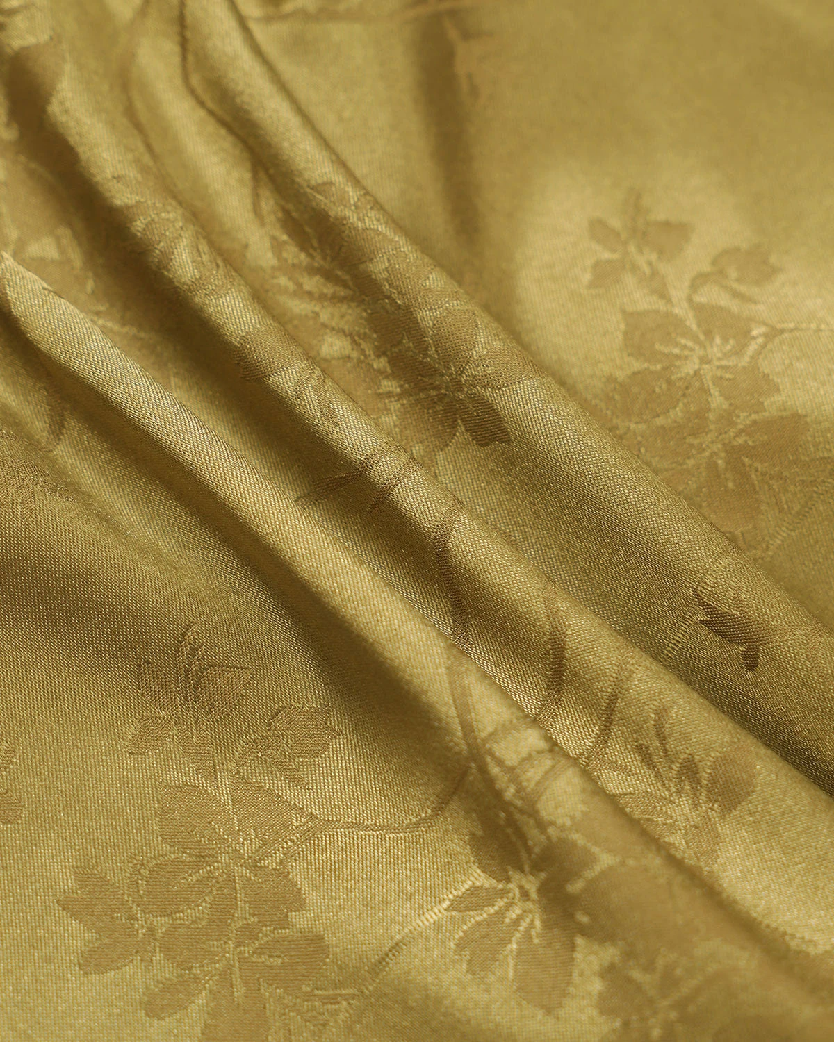 The Green V Neck Jacquard Satin Blouse 8 The Green V Neck Jacquard Satin Blouse - Image 8