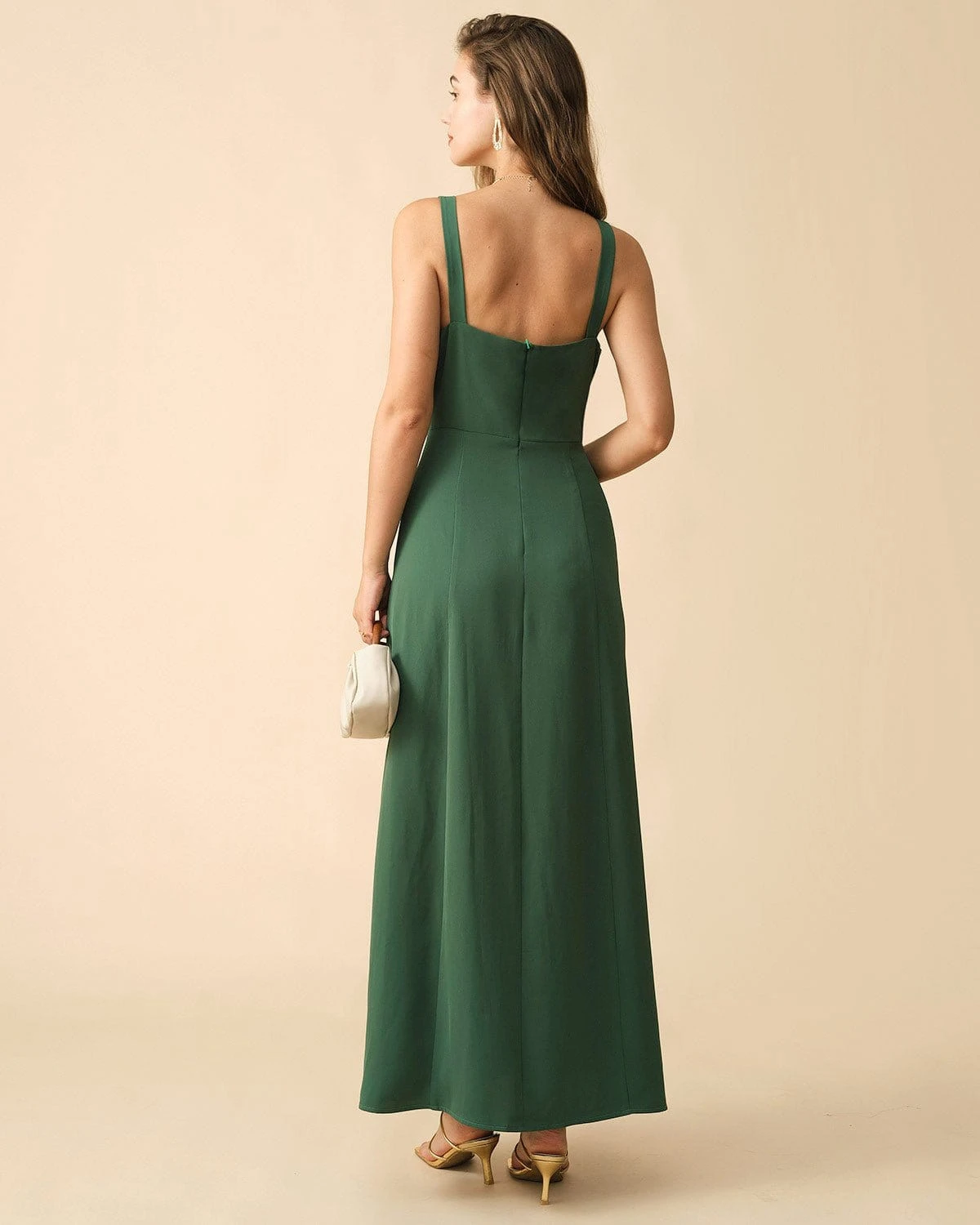 The Solid Color Side Slit Maxi Dress 6 The Solid Color Side Slit Maxi Dress - Image 6