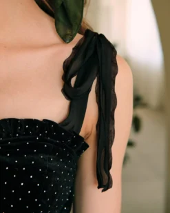 The Sweetheart Neck Rhinestone Tie Strap Top 8 The Sweetheart Neck Rhinestone Tie Strap Top -Deals Dress N Swimwear Store RIHOAS1137