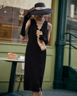 The Solid Sleeveless Bodycon Midi Dress 9 The Solid Sleeveless Bodycon Midi Dress -Deals Dress N Swimwear Store RIHOAS171310