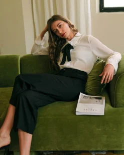 The Solid Pleated High-waisted Pants 9 The Solid Pleated High-waisted Pants -Deals Dress N Swimwear Store RIHOAS2593