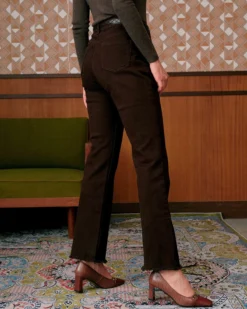 The Solid High Waisted Flare Jeans -Deals Dress N Swimwear Store RIHOAS4412