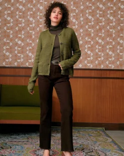 The Solid High Waisted Flare Jeans -Deals Dress N Swimwear Store RIHOAS4436