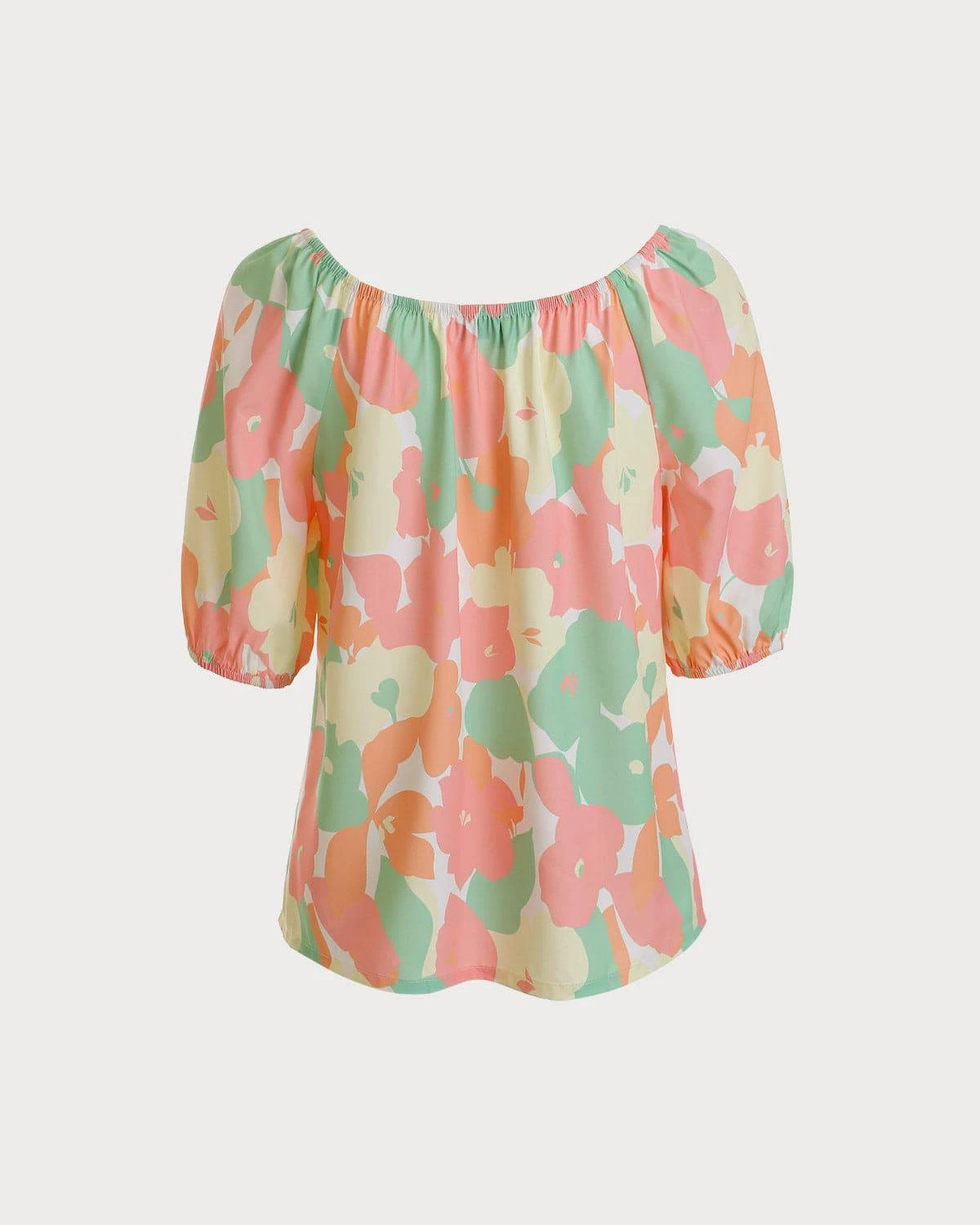 The Color Block Floral Blouses 3 The Color Block Floral Blouses - Image 3