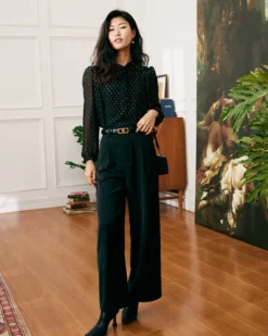 The Black See Through Double Layers Shirt 12 The Black See Through Double Layers Shirt -Deals Dress N Swimwear Store blouses the see through double layers shirt 36437424996565