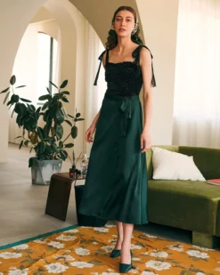 The Tie Waist High Waisted Satin Midi Skirt -Deals Dress N Swimwear Store c5df94832629838bb84382c3198257ac a0d25556 0b2f 4887 9141 339aa73f045a