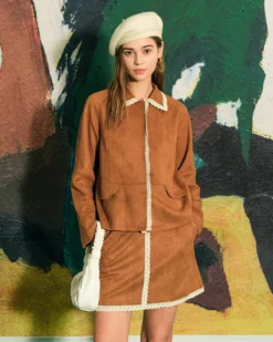 The Lapel Single-breasted Suede Jacket 10 The Lapel Single-breasted Suede Jacket -Deals Dress N Swimwear Store jackets the lapel single breasted suede jacket 38372093067477