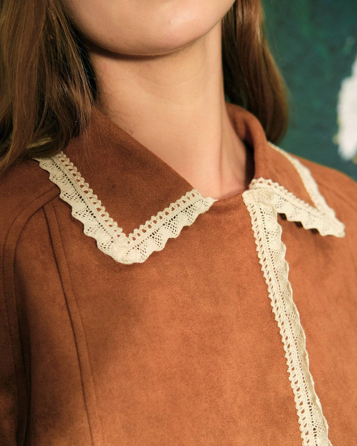 The Lapel Single-breasted Suede Jacket 2 The Lapel Single-breasted Suede Jacket - Image 2